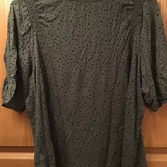 Democracy Dark Olive Green Shirt - Picture 4 of 4